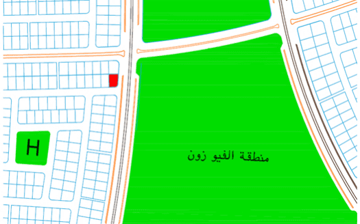 شقة 165م على الفيو زون الرئيسي
