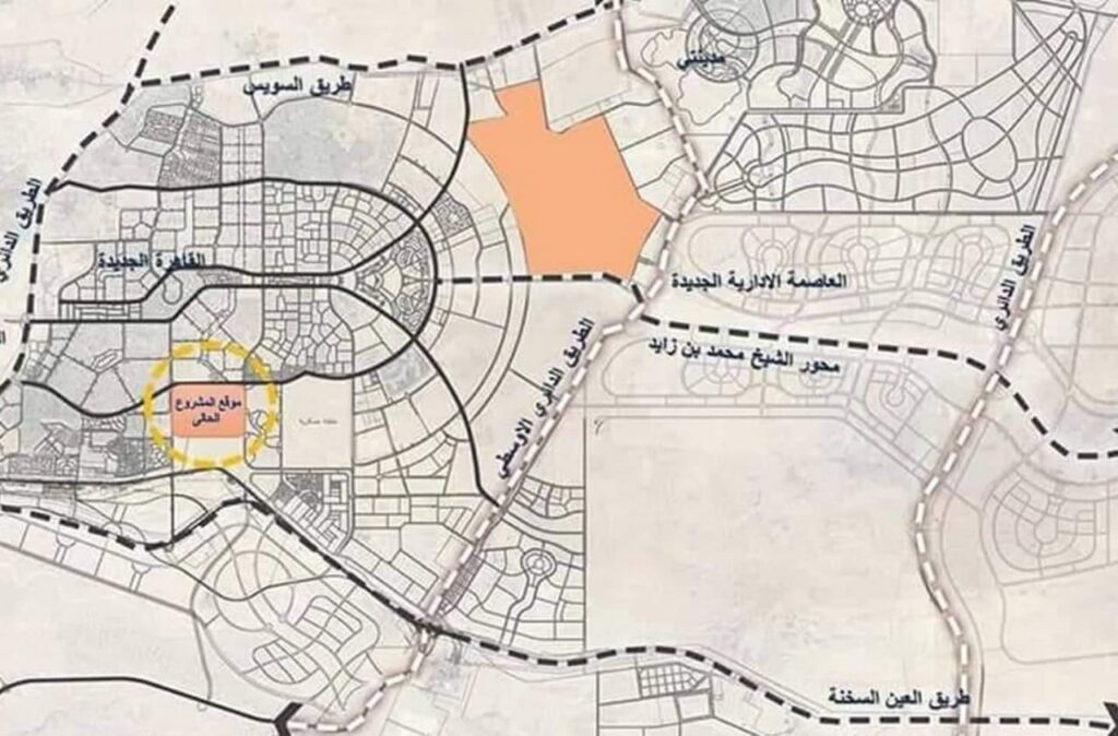 خريطة التجمع الخامس
