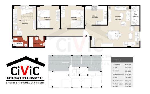 شقة 155م للبيع بالتجمع الخامس بيت الوطن